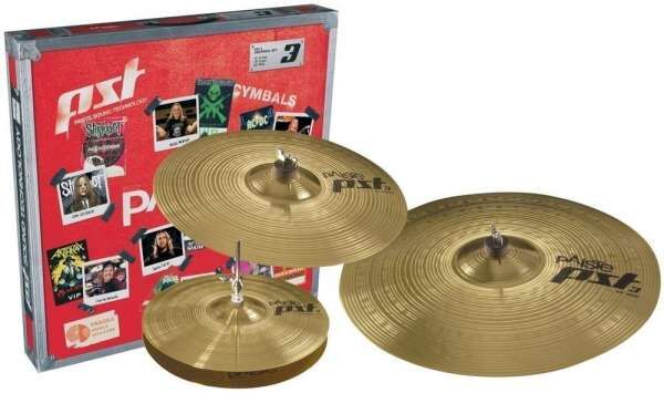 Paiste PST 3 Beckenset 3 - 14" HiHat / 16" Crash / 20" Ride