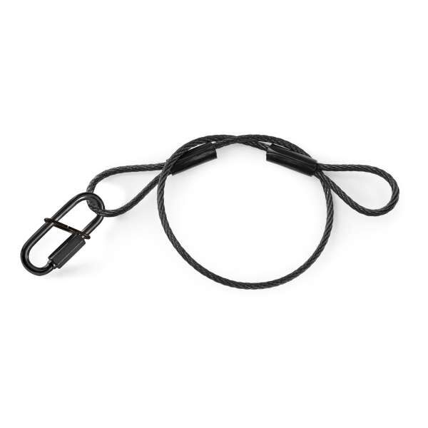BeamZ Safety SAF35 Blackline - 3mm / 35cm Sicherungsseil 30kg