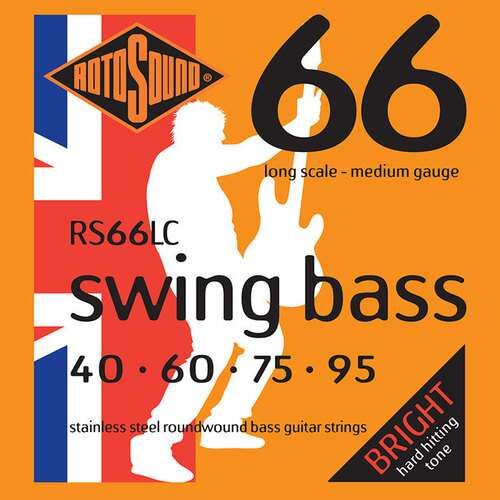 Rotosound E-Bass Saiten Swing Bass 66 Satz 4-string Medium 40-95