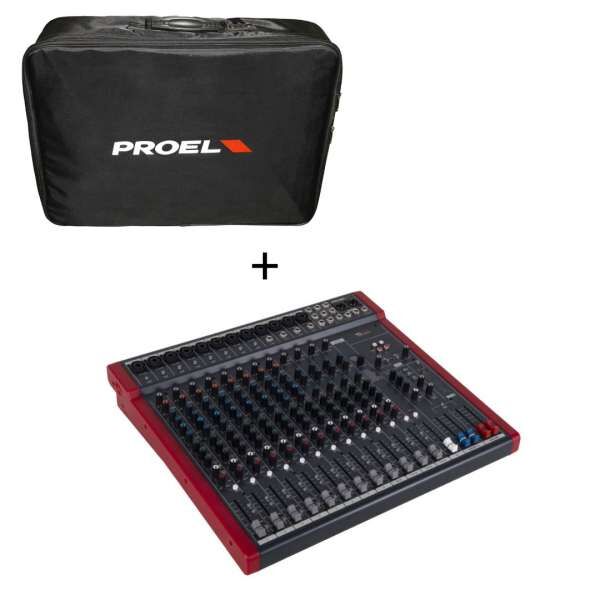 PROEL MQ16USB Kompaktmixer inkl. Tasche