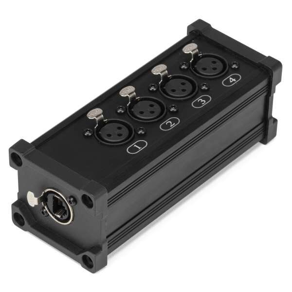 PD Connex RJ45 auf 4x XLR weiblich SplitterBox