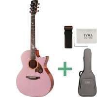 Tyma TG5E LIVE PK Westerngitarre pink