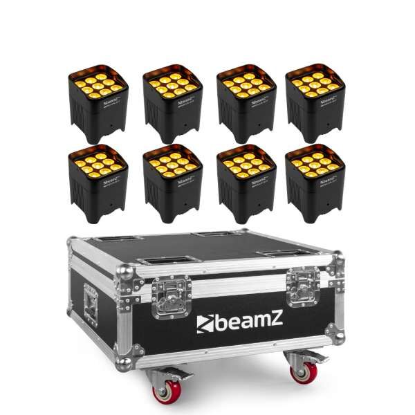 BeamZ BBP59 Tourset 8 mit Ladecase IP65 Outdoor