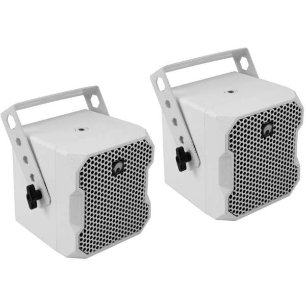 OMNITRONIC BOB-4 Top 16 Ohm weiß 2x