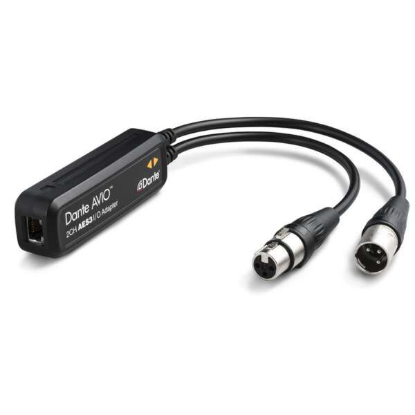 Dante AVIO AES3 IO Adapter 2x2 / ADP-AES3-2X2