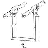 dB Technologies WB-VIOX15V Vertical bracket for VIO X15 incl. 36mm polemount adaptor