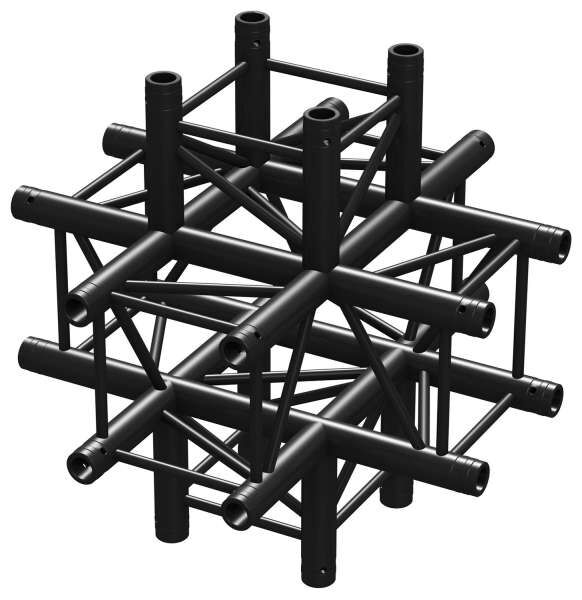 BeamZ Professional P30-C60B Truss 6-Wege Kreuz Black