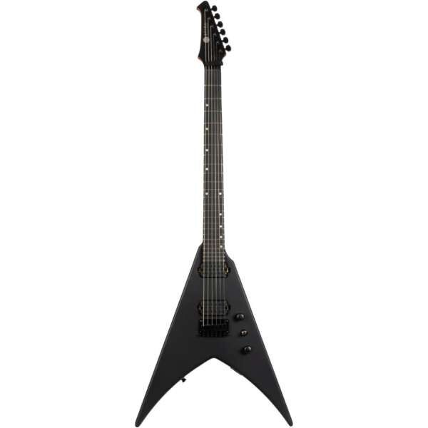 SPIRA Guitars V-400 MBK Satin Black