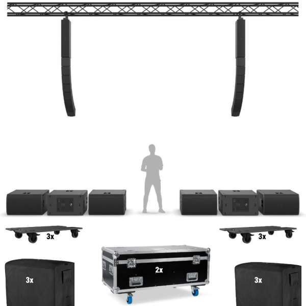 LD Systems MAILA XXL - Kompaktes Line Array System, 20 kW