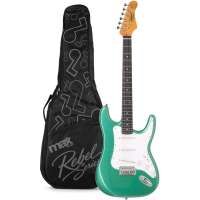 MAX Rebel ST Electric Guitar Metallic Green