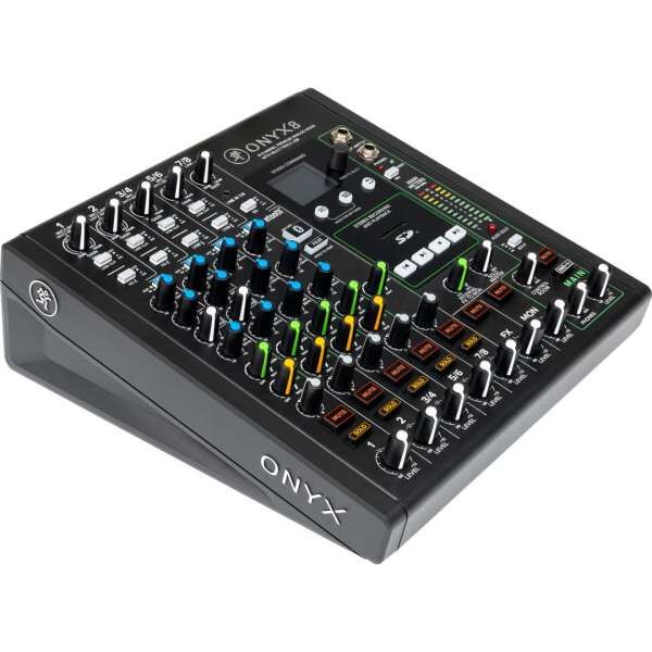 Mackie ONYX8, 8-Kanal Premium Analogmixer mit Multi-Track USB