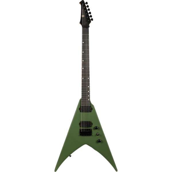 SPIRA Guitars V-400 MGR Satin Green