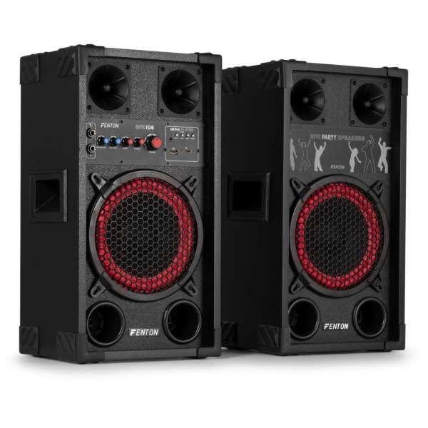 Fenton SPK-108 PA Aktivlautsprecher Set 8" BT