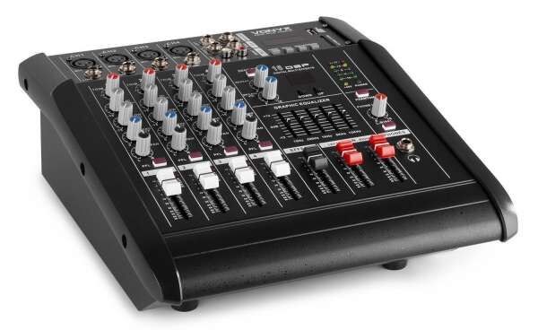 Vonyx AM5A 5-Kanal Mixer inkl. Verstärker DSP/BT/SD/USB/MP3