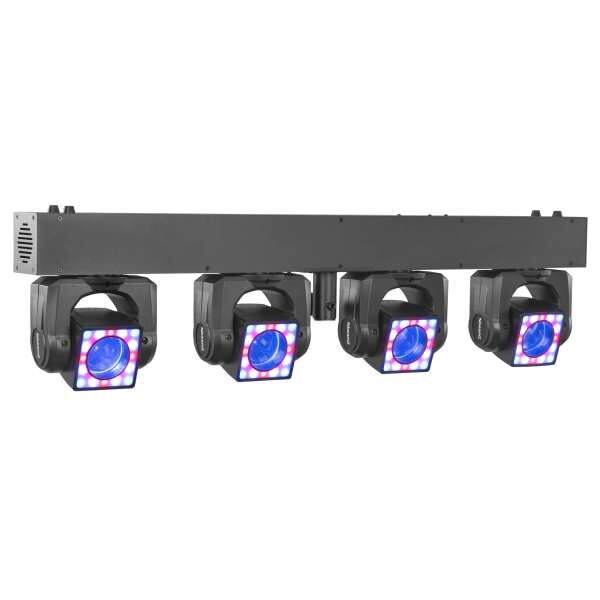 BeamZ Showbar Go Shine mit 4 Moving Heads