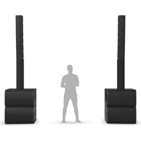 LD Systems MAILA STEREO L - Kompaktes Line Array System, 15 kW