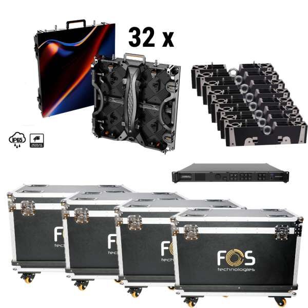 FOS ICON 2.9 Hybrid IP65 LED Wand SET 4x2m Plug and Play