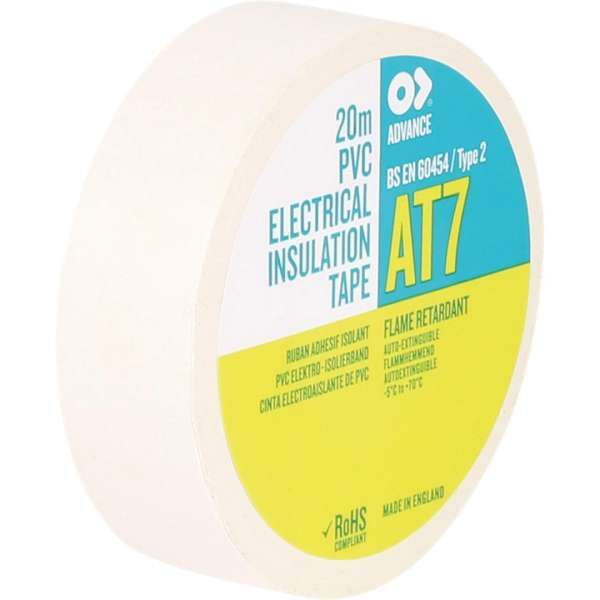Advance AT7 PVC Isolierband / Zumbel 20 m weiß