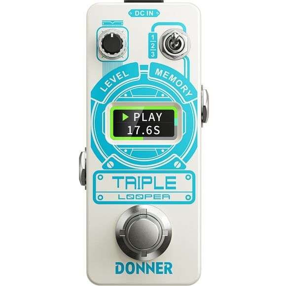 Donner Triple Looper Gitarren-Pedal