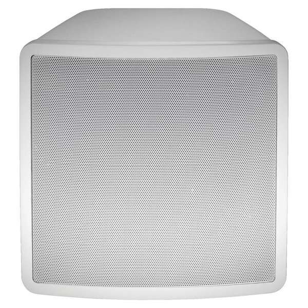 Monacor SL-150WS/EN ELA Lautsprecher mit 8" Koaxial Hornlautsprecher weiß