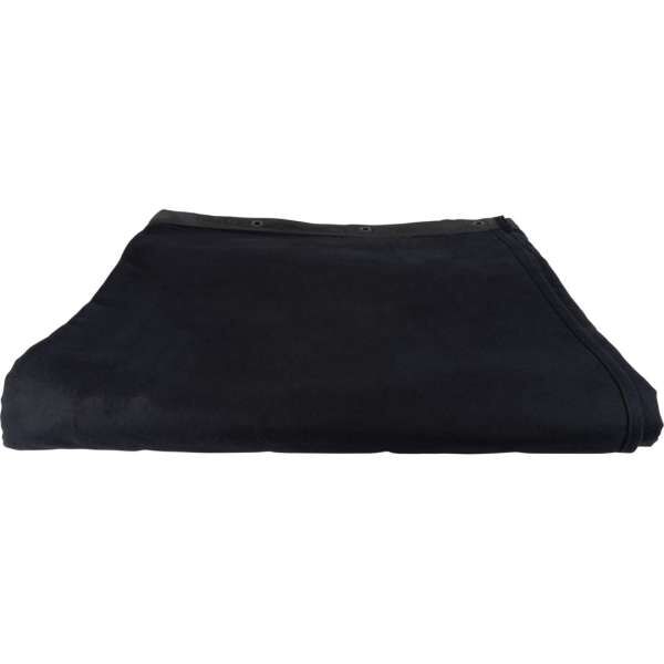 Wentex Bühnenvorhang aus Molton 320 g/m² 600 x 300 cm schwarz