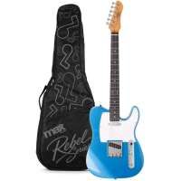MAX Rebel TE Electric Guitar Metallic Blue