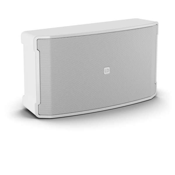 LD Systems DQOR SUB 8 D W - Aktiver Dante Indoor/Outdoor-Installations-Subwoofer, weiß