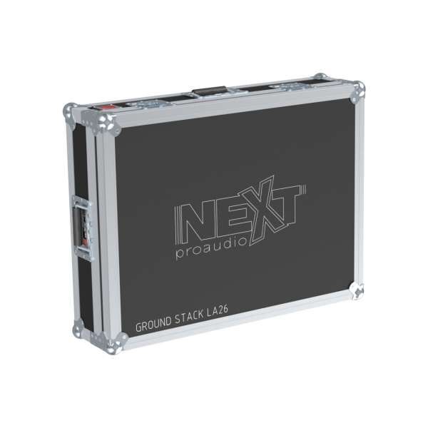 NEXT Flightcase für 2 x LA26 U-Bracket + 2 x G. Stack