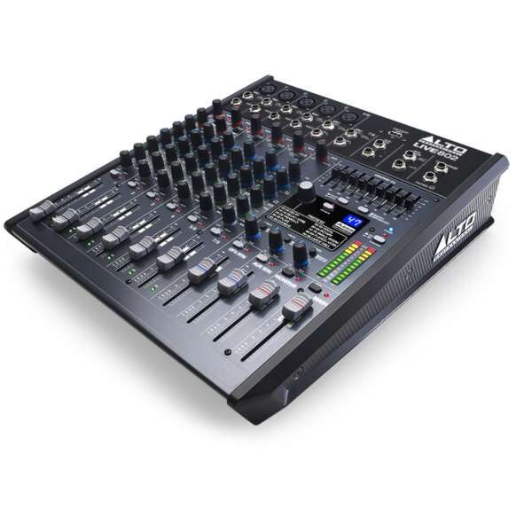 Alto LIVE802 - Professioneller 8-Kanal / 2-Bus Mixer